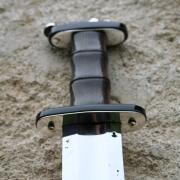 épée Mérovingienne à pommeau d'argent 